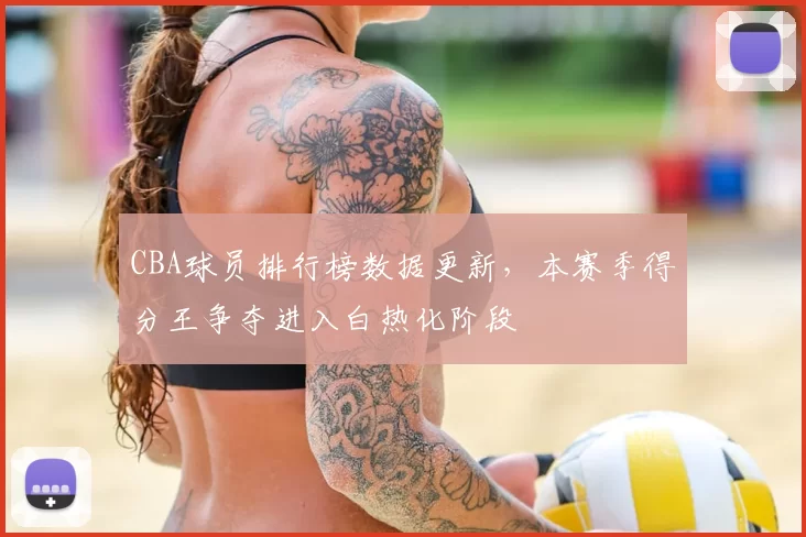 CBA球员排行榜数据更新,本赛季得分王争夺进入白热化阶段